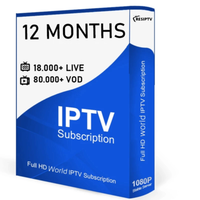 IPTV Subscription 12 Months